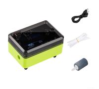 Touch Air Pump 1.5W Ultra-Quiet 2L/min USB(green) | Touch sensitive switch, one-hand control, ultra-quiet 1.5W motor, 2L/min flow rate, USB-C charging