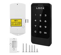 Touch Cabinet Locks, Electronic Drawer Lock Password Cabinet, Zinc Alloy, ABS Digital Keyless Child Safety Keypad Lock, Secure Access Control For Gym, Supermarket, Anti-Theft System, 5.9x11cm