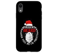 Touch My Beard and Dime I'm Pretty Santa Christmas Carcasa para iPhone XR