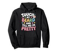 Touch My Beard and Tell Me Im Pretty Bart - Dicho en alemán Sudadera con Capucha