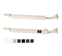 Touch 'n Hold Smooth Dual Door Closer System Almond - Heavy-Duty - Touch-Button Hold Open Feature & Smooth Closing Motion - Storm & Security Door Medi