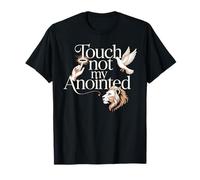Touch Not My Anointed Citas de Advertencia bíblicas - Camiseta