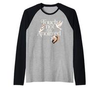 Touch Not My Anointed Citas de Advertencia bíblicas - Camiseta Manga Raglan