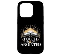 Touch Not My Anointed Citas de Advertencia bíblicas - Carcasa para iPhone 15 Pro