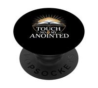 Touch Not My Anointed Citas de Advertencia bíblicas - PopSockets PopGrip Adhesivo