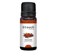 TOUCH OF SYNERGY Aceite Esencial de Anís Estrellado (Illicium verum) 100% Puro, Orgánico, Quimiotipado - Digestivo, Expectorante, Relajante - 10ml - Aromaterapia Natural