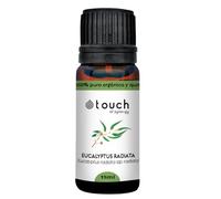 TOUCH OF SYNERGY Aceite Esencial de Eucalipto Radiata 10mL - 100% Puro, Orgánico, Quimiotipado - Aromaterapia, Difusor, Descongestionante Natural, Antiviral, Vegano
