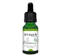 TOUCH OF SYNERGY Aceite Esencial de Melaleucas 100% Puro y Orgánico | Árbol de Té, Cajeput, Niaouli, Nerolina y Rosalina | Antiséptico, Respiración, Piel, Difusor - Mezcla 16mL