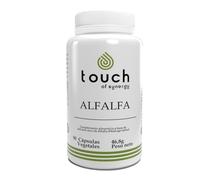 TOUCH OF SYNERGY - ALFALFA - Suplemento Natural - Detox, Energía y Vitalidad - Alto en Vitaminas y Minerales - Apoyo Digestivo e Inmunológico - 90 Cápsulas Vegetales