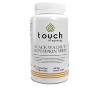 TOUCH OF SYNERGY - BLACK WALNUT & PUMPKIN SEED - Apoyo Digestivo y Eliminación de Parásitos - Detox Natural y Salud Intestinal - 90 Cápsulas Vegetales