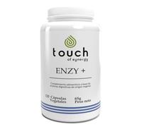 TOUCH OF SYNERGY - ENZY+ - Complejo de Enzimas Digestivas - Mejora la Digestión y Absorción de Nutrientes - Alivio de Hinchazón y Malestar Estomacal - 120 Cápsulas Vegetales