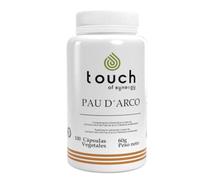 TOUCH OF SYNERGY - Pau d'Arco/Lapacho/Palo de Arco - 100 Cápsulas - Extracto de Corteza de Tabebuia impetiginosa - Antioxidante, Antiinflamatorio y Antimicrobiano