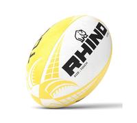 Touch - Pelota de Rugby Blanca/Amarillo Fluorescente