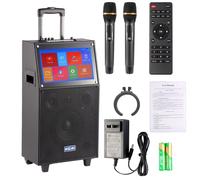Touch Screen Lyrics Display Karaoke Machine Built-in WiFi Mobile Screen Projection Bluetooth Speaker Microphone Set Suitable for Family Gatherings Parties Singing competitions Karaoke Singing Machine