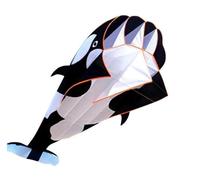 Touch the sky | Cometa 3D para Niños y Adultos | Fácil de Montar y Volar | Juegos y Actividades al Aire Libre Juguete | Cometas de Ballena de Delfín Gigante Suave Sin Marco