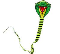 Touch the sky Cometa Serpiente de 8 m de Largo para Niños y Adultos, Fácil de Volar, Diseño de Estructura Único, Excelentes Juegos al Aire Libre y Juguetes de Actividades, Adecuado para Principiantes.