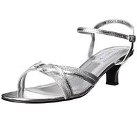 Touch Ups Melanie, Sandalias Mujer, Plata, 38 EU Ancho