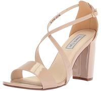 Touch Ups Sandalia de tacón Micah para mujer, Color piel (nude), 38 EU