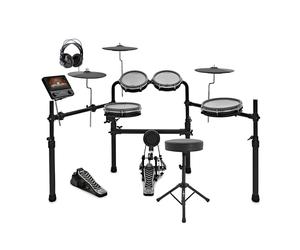 TOUCHBEAT Electronic Drum Kit with Headphones and Stool