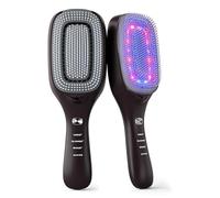 TOUCHBeauty Peine para Crecimiento del Cabello, Cepillo de Masaje 6 en 1 con Luz Roja y Azul para el Cuidado del Cuero Cabelludo, Peine Láser EMS con Iones Negativos para Alisar el Cabello, Recargable