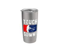 Touchdown Baseball Inspired Double Play Juego de práctica Vaso térmico de acero inoxidable de doble pared