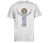 Touchdown Jesús À Manches Courtes Pour Hommes Gris Grey Men tee Short Sleeve T-Shirt