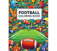 Touchdown with Colors: A Football Field Coloring Book: 30 Inspirational Quotes and One-sided Illustrations (Sports Coloring Books)