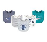 Touched by Nature Baberos unisex de algodón orgánico para bebé, mar místico, talla única