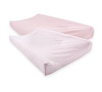 Touched by Nature - Funda para cambiador (algodón orgánico), Rosa (Barely Pink), Talla única