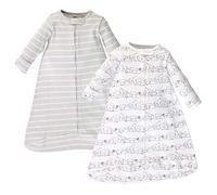 Touched by Nature Saco de dormir unisex de algodón orgánico de manga larga para bebé, saco de dormir, manta, safari, de 3 a 9 meses