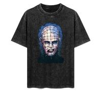 Touched Hellraiser III Mens Hell On Earth Pinhead Mens T-Shirt Unisex Black Top tee 3XL
