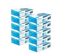 TouchGuard - Guantes de vinilo azules desechables sin polvos, caja de 10*100 unidades, grandes