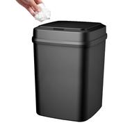 Touchless Trash Can, Automatic Garbage Bin, 7.87 Inches Electric Waste Container & Motion Sensor Lid, 13L Rubbish Holder for Living Room, Bedroom, Bathroom, Cleanup Tasks, and Home