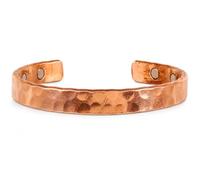 Touchstone Budha maravillosamente Martillado curación magnética Cobre Paz Chakra Yoga meditación Mantra joyería Pulsera para Mujer Cobre 3