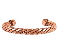 Touchstone India hermosa mano de obra espiritual budha curación magnética cobre paz chakra yoga meditación mantra joyería pulsera para mujer Cobre 5