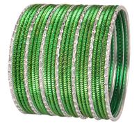 Touchstone Pulsera de joyería india Bollywood hecha a mano con sierra pelada a mano, en varios tonos para mujer., XL - Circ 8.6 in-Indn Size 2.12-Dia 2.7 in, Metal, No es una piedra preciosa