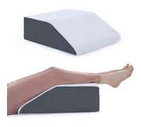 Touchutopia Almohadas de cuña Form - Almohadas de Pierna de 8 Pulgadas para Dormir, postoperatoria, Dolor de Espalda, Cadera y Rodilla con Funda Lavable, Color Blanco