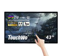 TouchWo Monitor de pantalla táctil interactiva de 43 pulgadas, Smart Board Android 11.0, RK3568 RAM 4G y ROM 32G, pizarra electrónica 16:9 FHD 1080P, PC todo en uno para uso industrial, oficina y aula