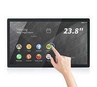 TouchWo PC industrial con pantalla táctil Android 11.0 de 23.8 pulgadas, 16:9 FHD 1080P, WiFi y altavoces integrados, RK3568 de 2 GB de RAM y 16 GB de ROM, tablero inteligente para aula, reuniones y juegos