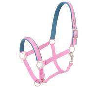 Tough 1 Cabestro Acolchado de Nailon Resistente 1 con Hardware de satén, 50-2023-11-0, Rosa, Pony