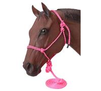 Tough 1 Cuerda de Poli Atado Halter con Plomo, 50-1010-11-0, Rosa, Horse