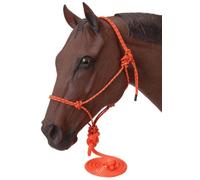 Tough 1 Cuerda de Poli Atado Halter con Plomo, 50-1010-39-0, Naranja, Horse