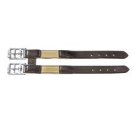 Tough 1 EquiRoyal - Extensión elástica de Piel con Cintura, Color marrón