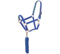 Tough 1 Halter Acolchado de Neopreno con Cable de Hardware Antiguo, 50-2082-4-0, Blue/Royal,