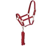 Tough 1 Halter Acolchado de Neopreno con Cable de Hardware Antiguo, 50-2082-5-0, Rojo,