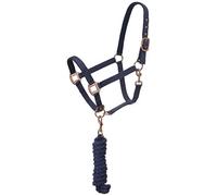 Tough 1 Halter Acolchado de Neopreno con Cable de Hardware Antiguo, 50-2082-9-0, Azul y Azul Marino,