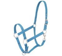 Tough 1 Halter de Nailon con Accesorios de satén, 50-2011-14-0, Turquesa, Horse