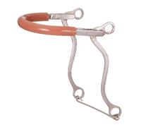 Tough 1 Kelly Silver Star Hackamore con Tubo de Goma, 25100-0-0, Metalizado, Horse Size