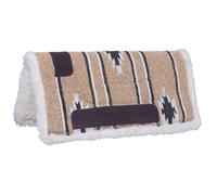 Tough 1 Mini Saddle Pad Taupe/Black/Cream Almohadilla para sillín, Unisex, Southwestern Bronceado/Negro/Crema, 19 Inches x 19 Inches
