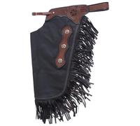 Tough 1 Premium Suave Piel chinks con Basketweave Filigrana - 63-900-7-102, Marrón